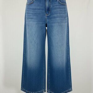 Universal Thread Women's Wide Leg Jeans Size 14/32R High Rise Blue Denim New